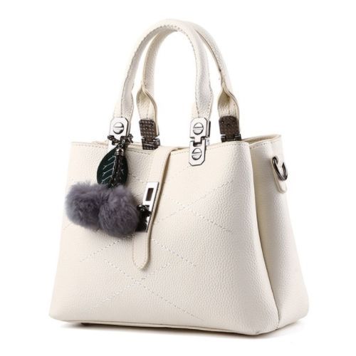 Zarahut Sweet Fashion Leather Shoulder Bag for Women Soft Bucket Handbag