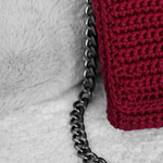 Zarahut Handmade Red Bubble Crochet Bag Women’s Shoulder Purse & Gift Idea