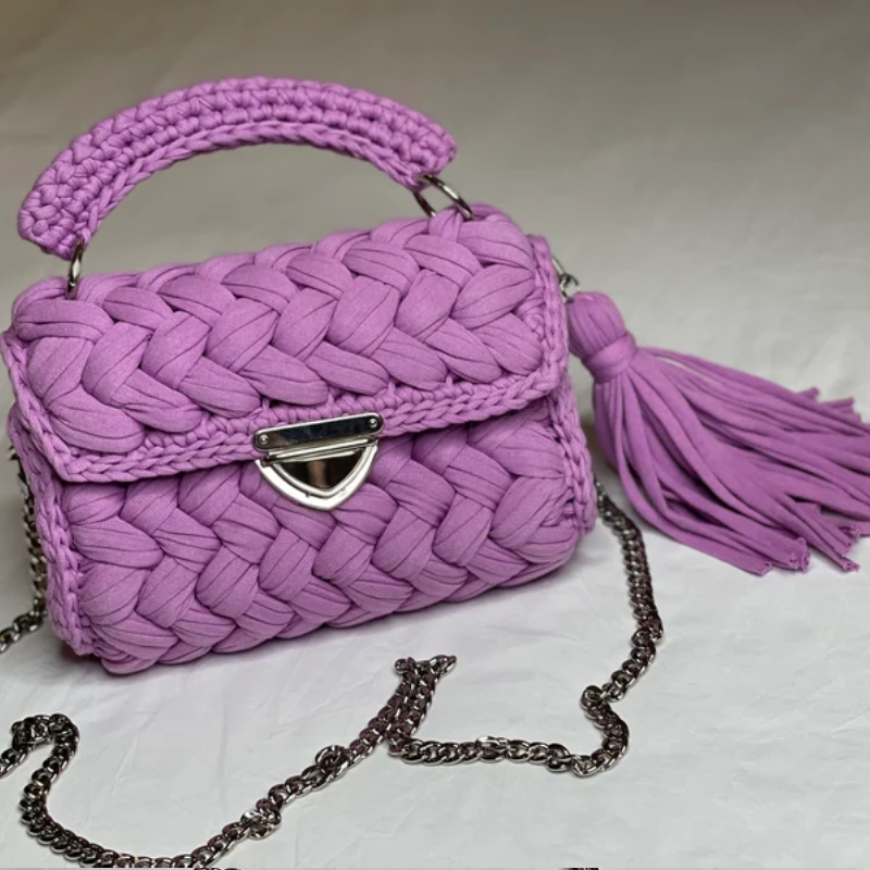 Zarahut Handmade Crocheted Handbag Women’s Shoulder & Crossbody Bag Gift